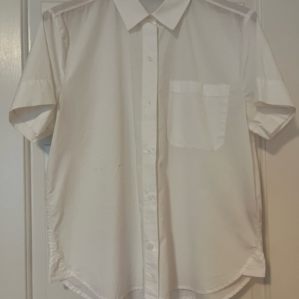 Jenni Kayne Short Sleeves Button-down M
